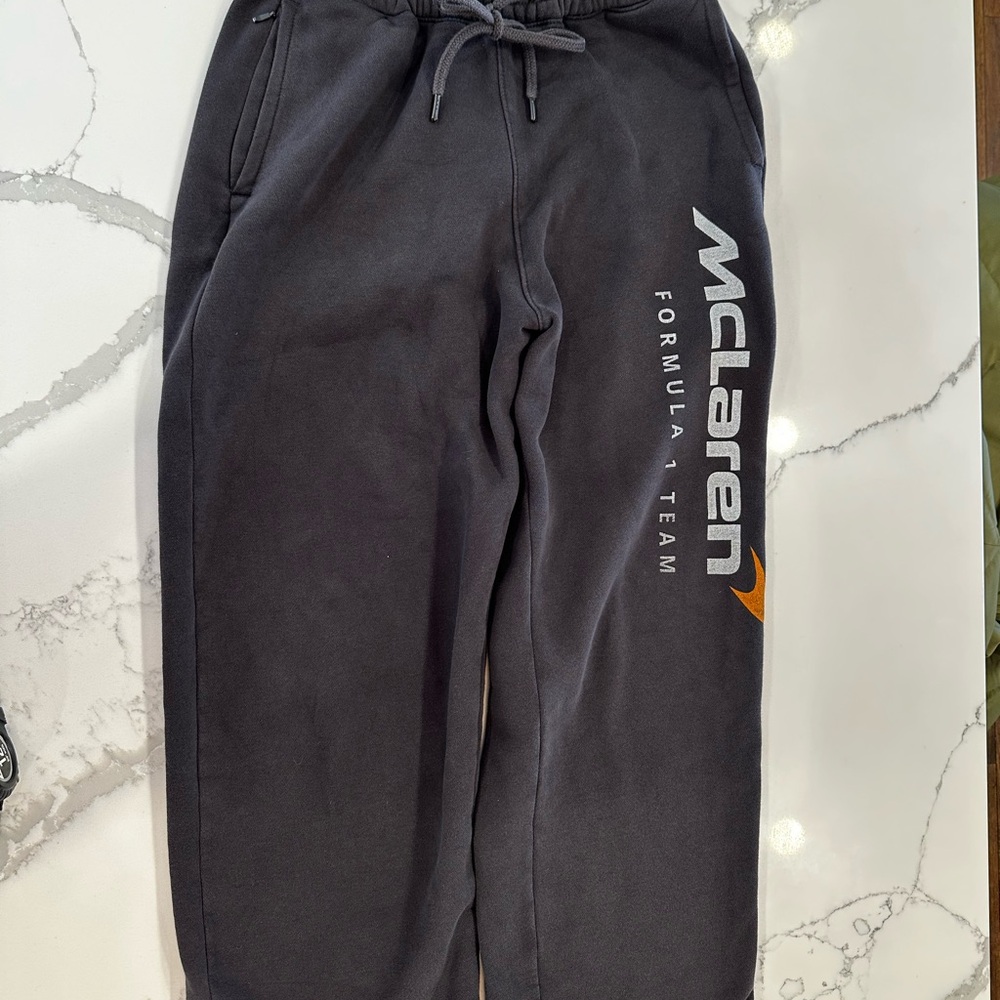 Hollister Black McLaren Logo Sweatpants